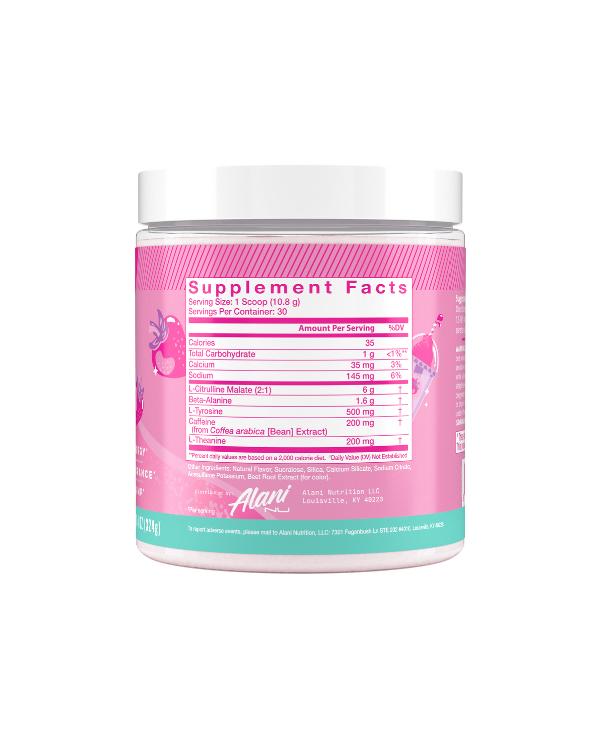 Alani Nu Pre-Workout - Pink Slush X7 - image 2