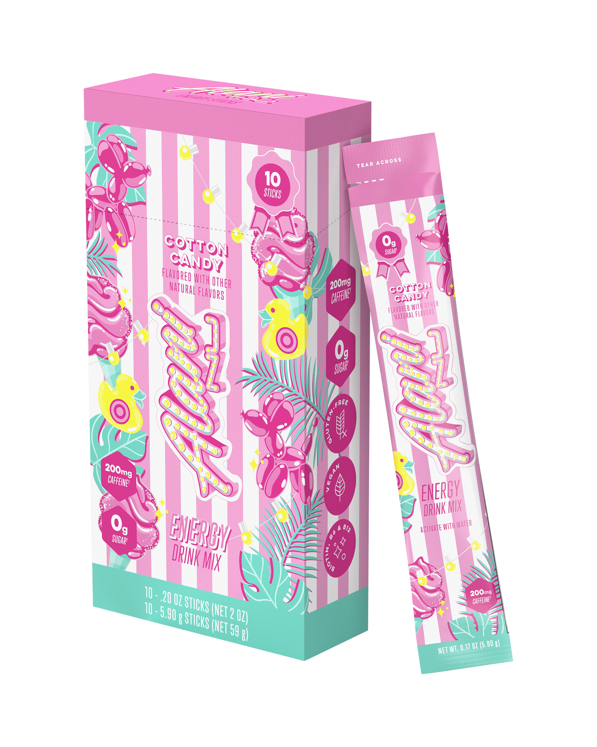 Alani Nu Energy Sticks - Cotton Candy B2 - image 2