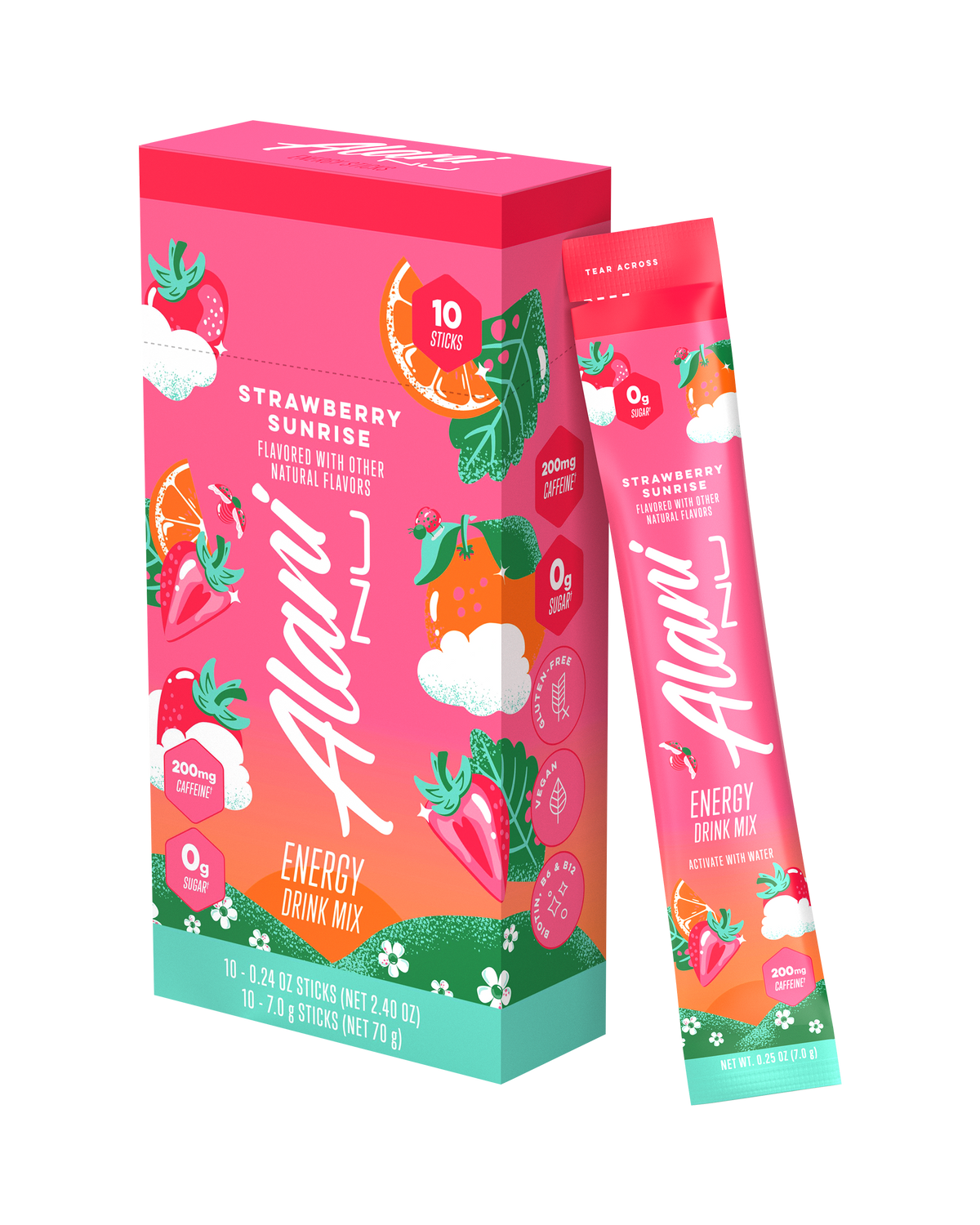Alani Nu Energy Sticks - Strawberry Sunrise J2 - image 2