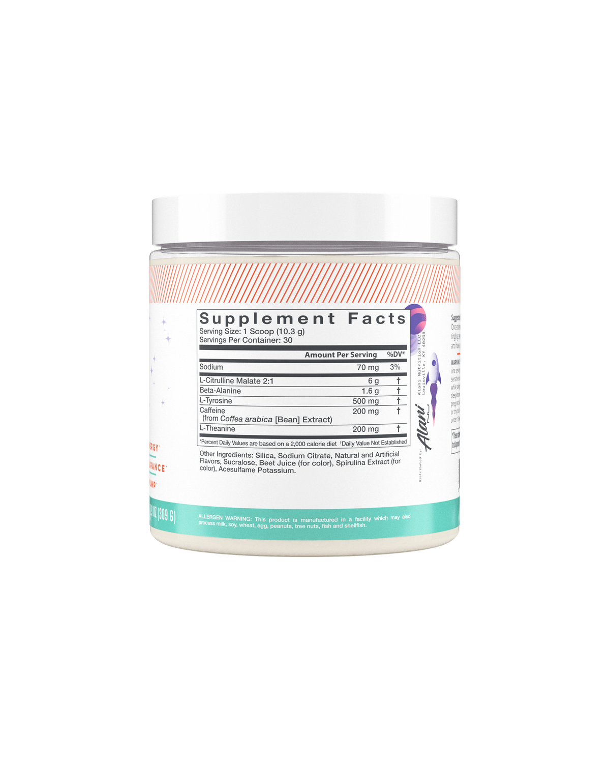 Alani Nu Pre-Workout - Galaxy Lemonade D7 - image 3