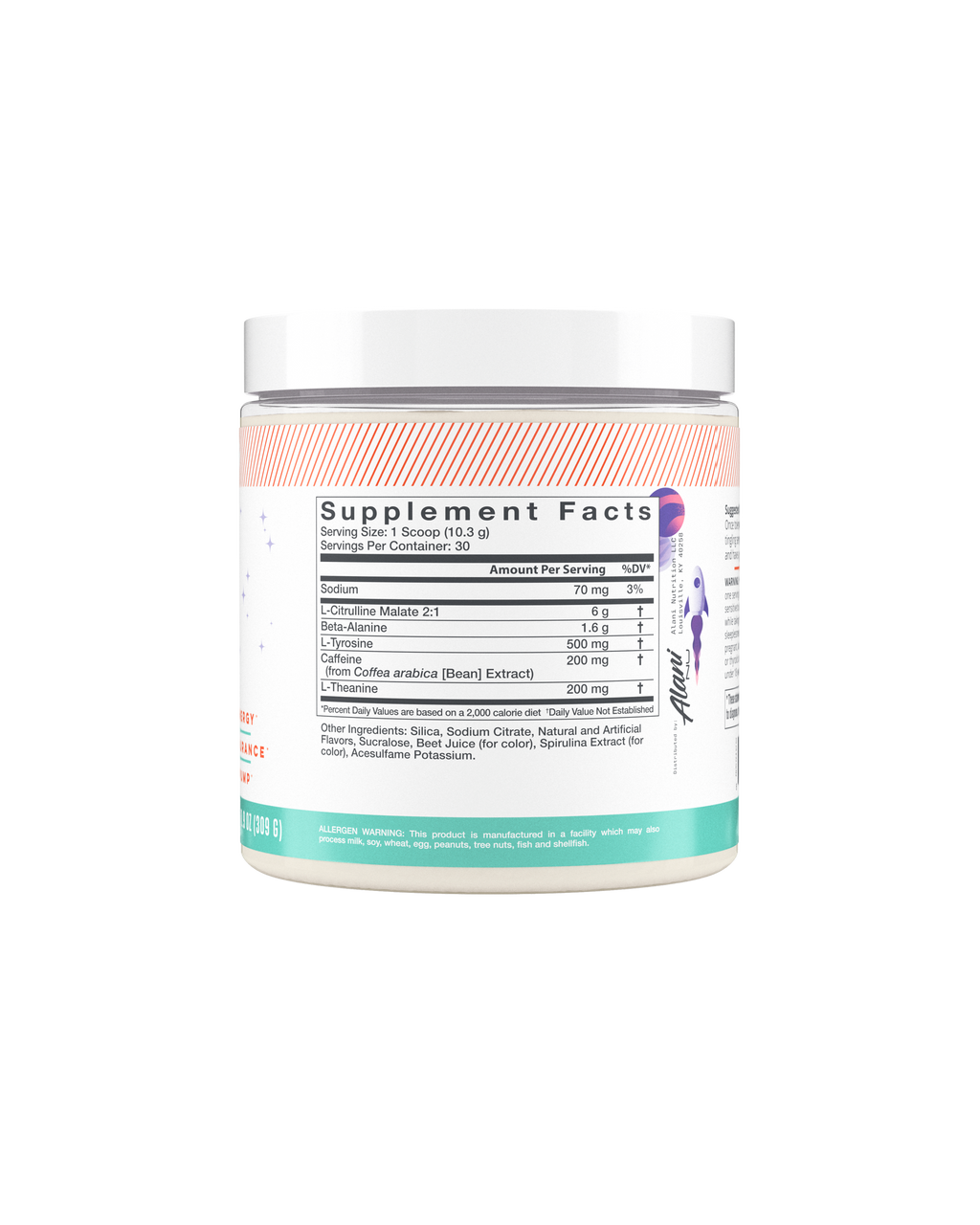 Alani Nu Pre-Workout - Galaxy Lemonade F8 - image 3