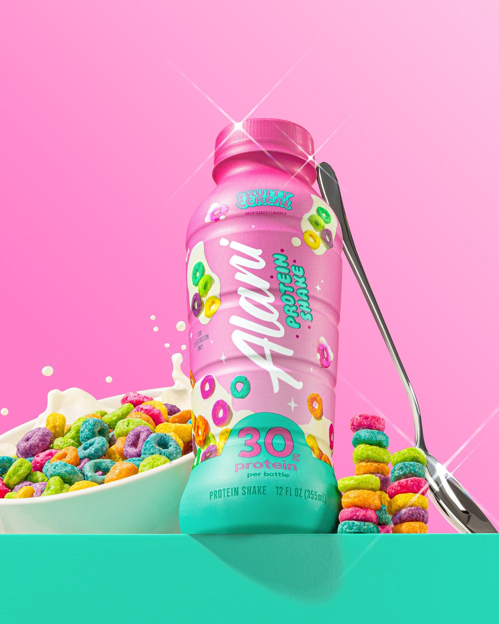 Alani Nu 30g protein shake - fruity cereal D4 - image 3