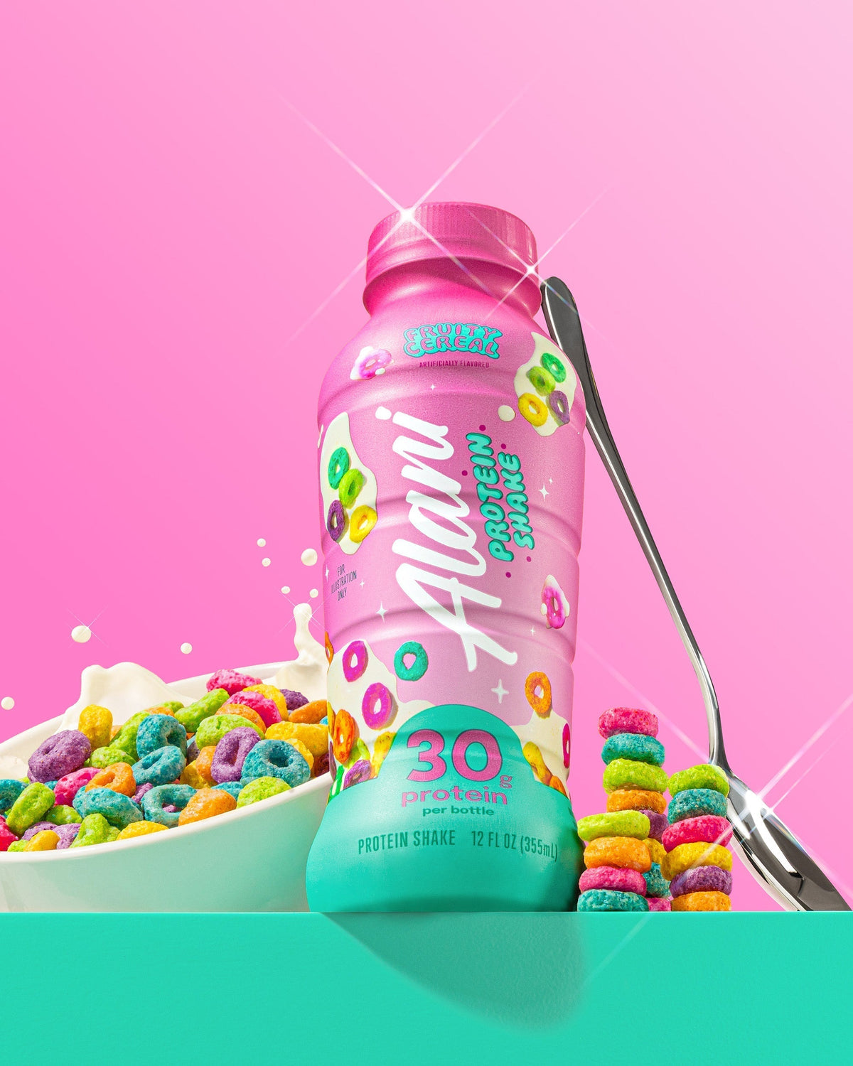 Alani Nu 30g protein shake - fruity cereal D4 - image 3