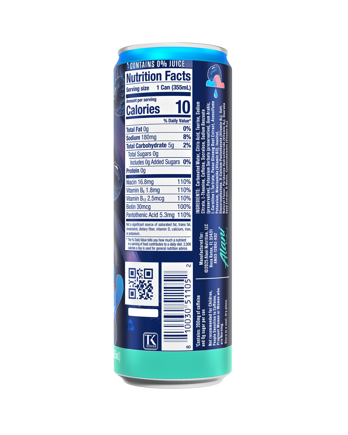 Alani Nu Energy Drink - Breezeberry V3 - image 3
