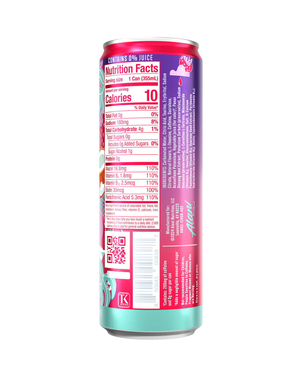Alani Nu Energy Drink - Hawaiian Shaved Ice H9 - image 3