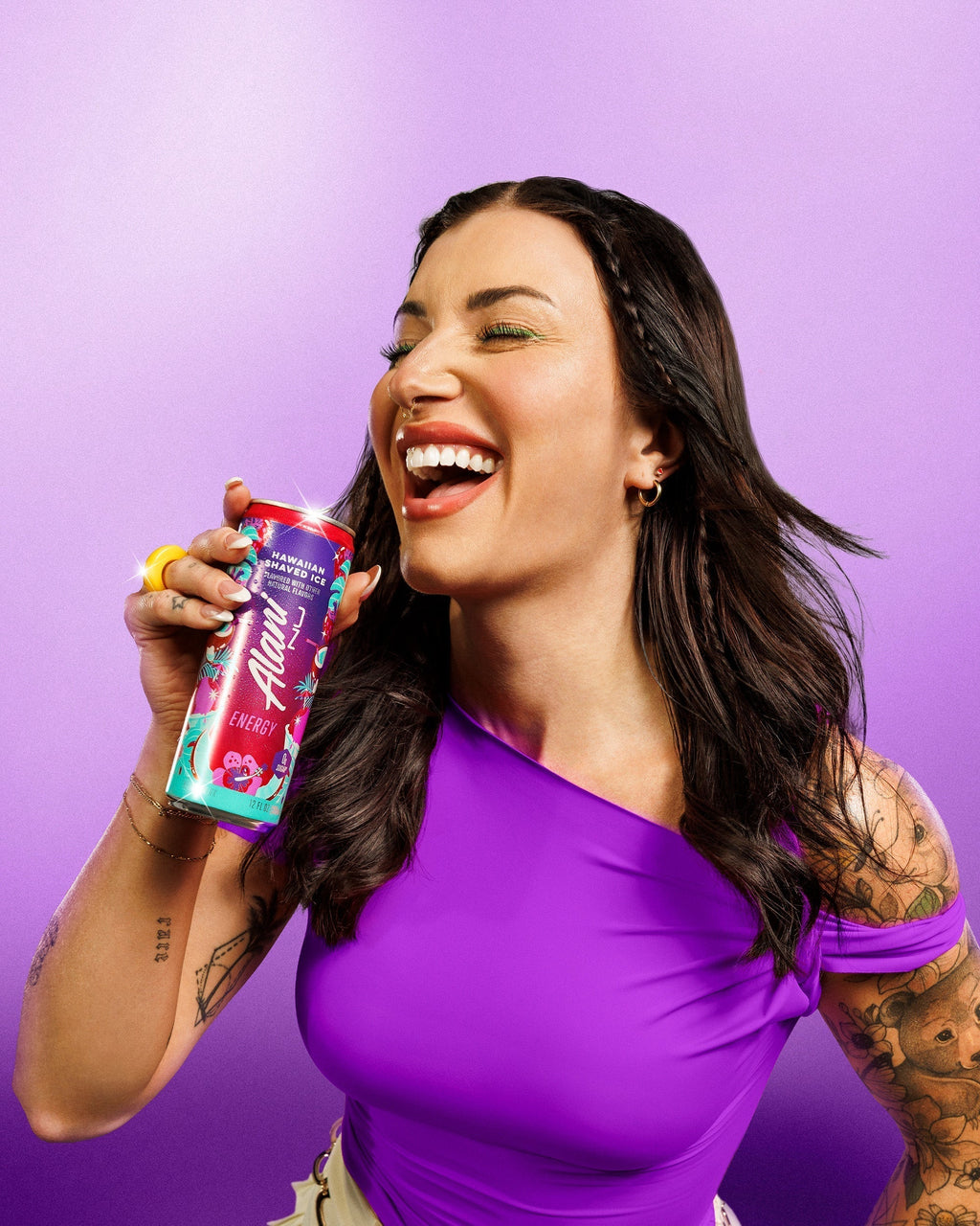 Alani Nu Energy Drink - Hawaiian Shaved Ice H9 - image 5