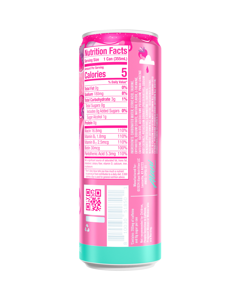Alani Nu Energy Drink - Pink Slush G3 - image 3