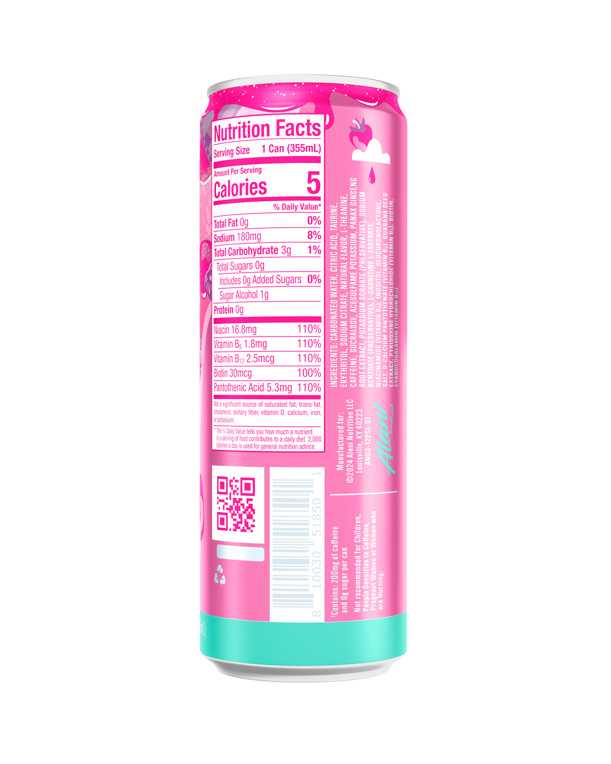 Alani Nu Energy Drink - Pink Slush G3 - image 3