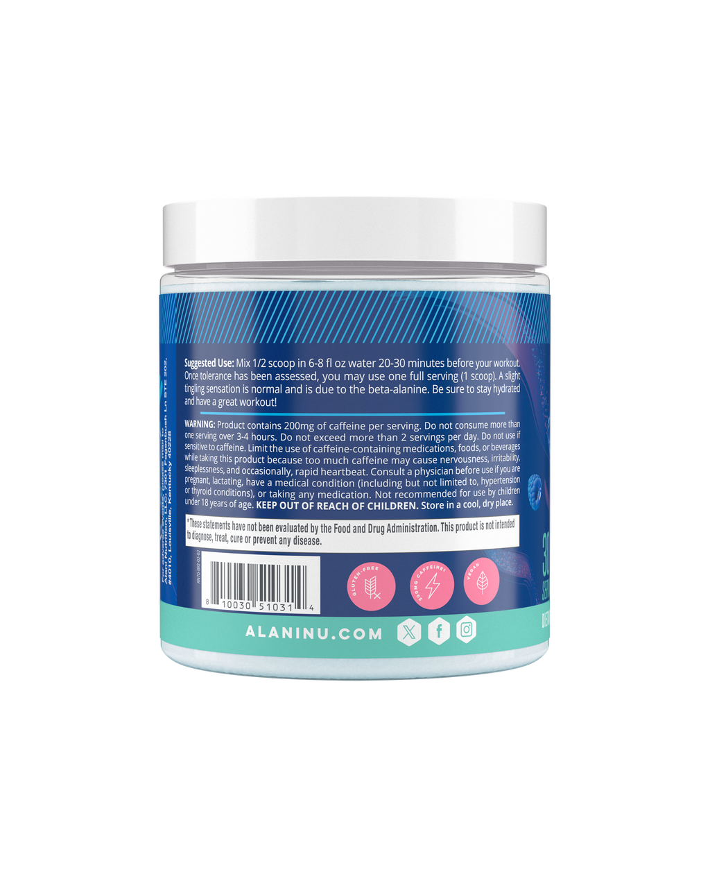 Alani Nu Pre-Workout - Breezeberry G6 - image 3