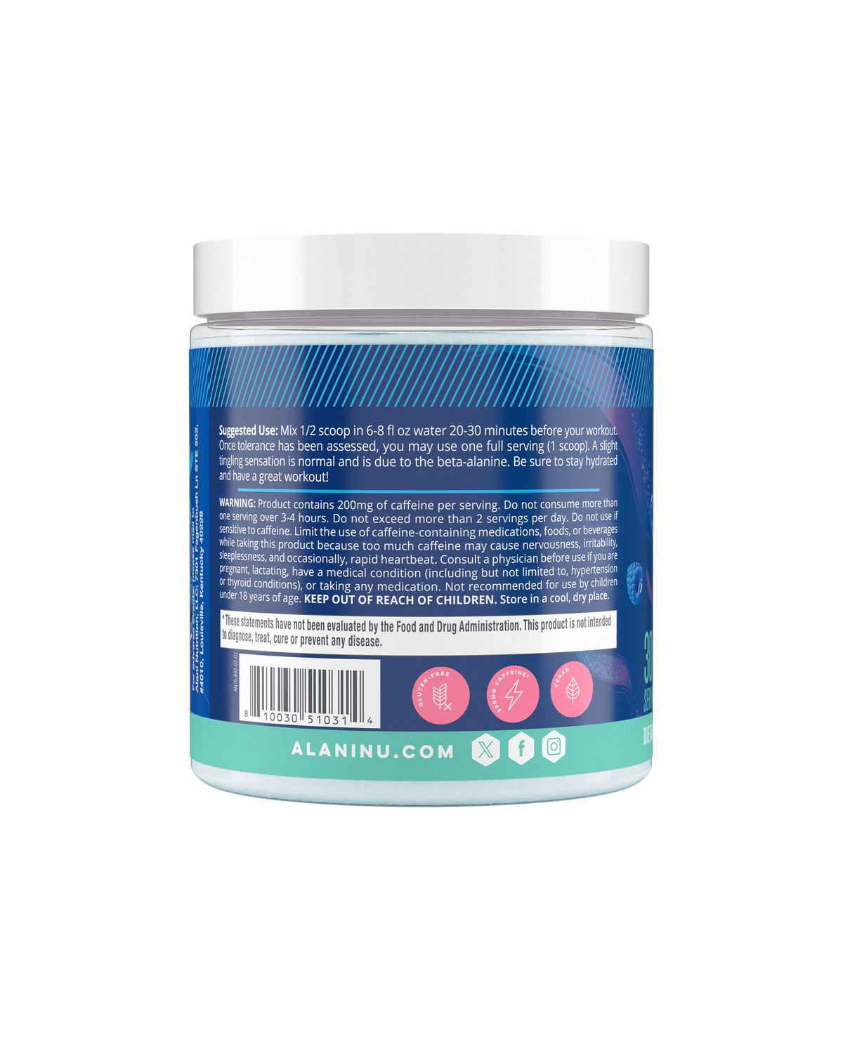 Alani Nu Pre-Workout - Breezeberry G6 - image 3