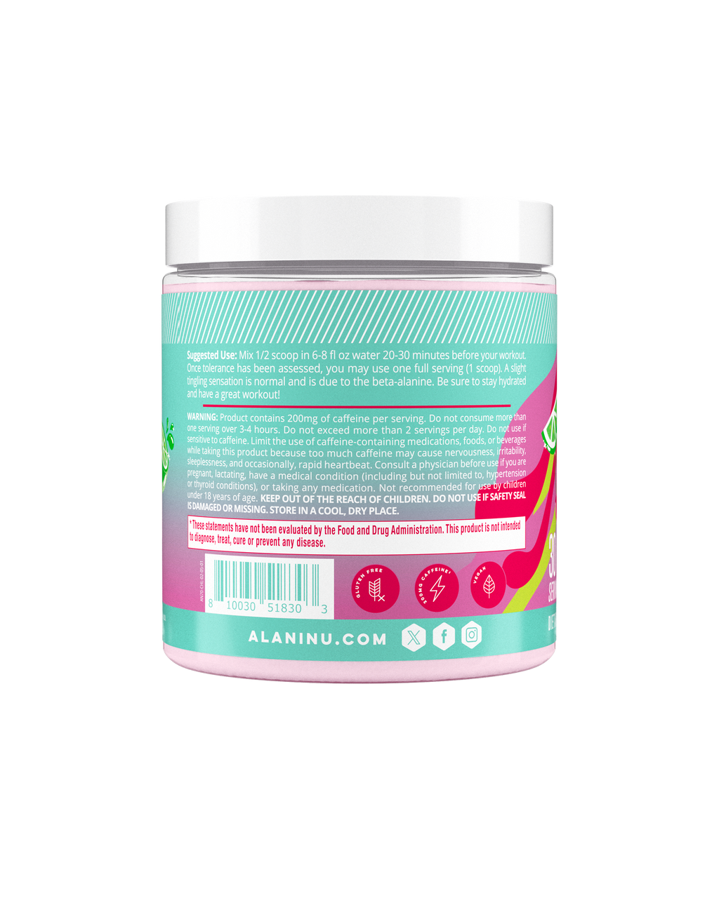 Alani Nu Pre-Workout - Cherry Twist A7 - image 3