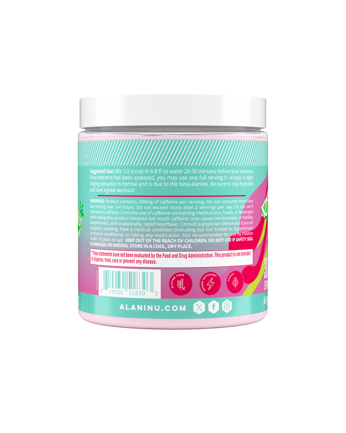 Alani Nu Pre-Workout - Cherry Twist A7 - image 3