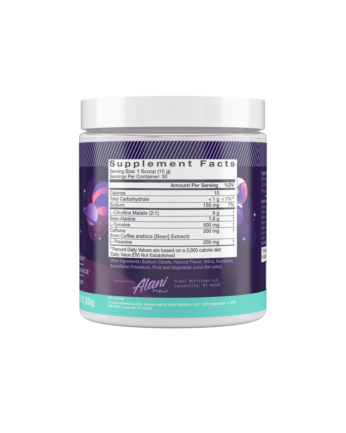 Alani Nu Pre-Workout - Cosmic Stardust W6 - image 2