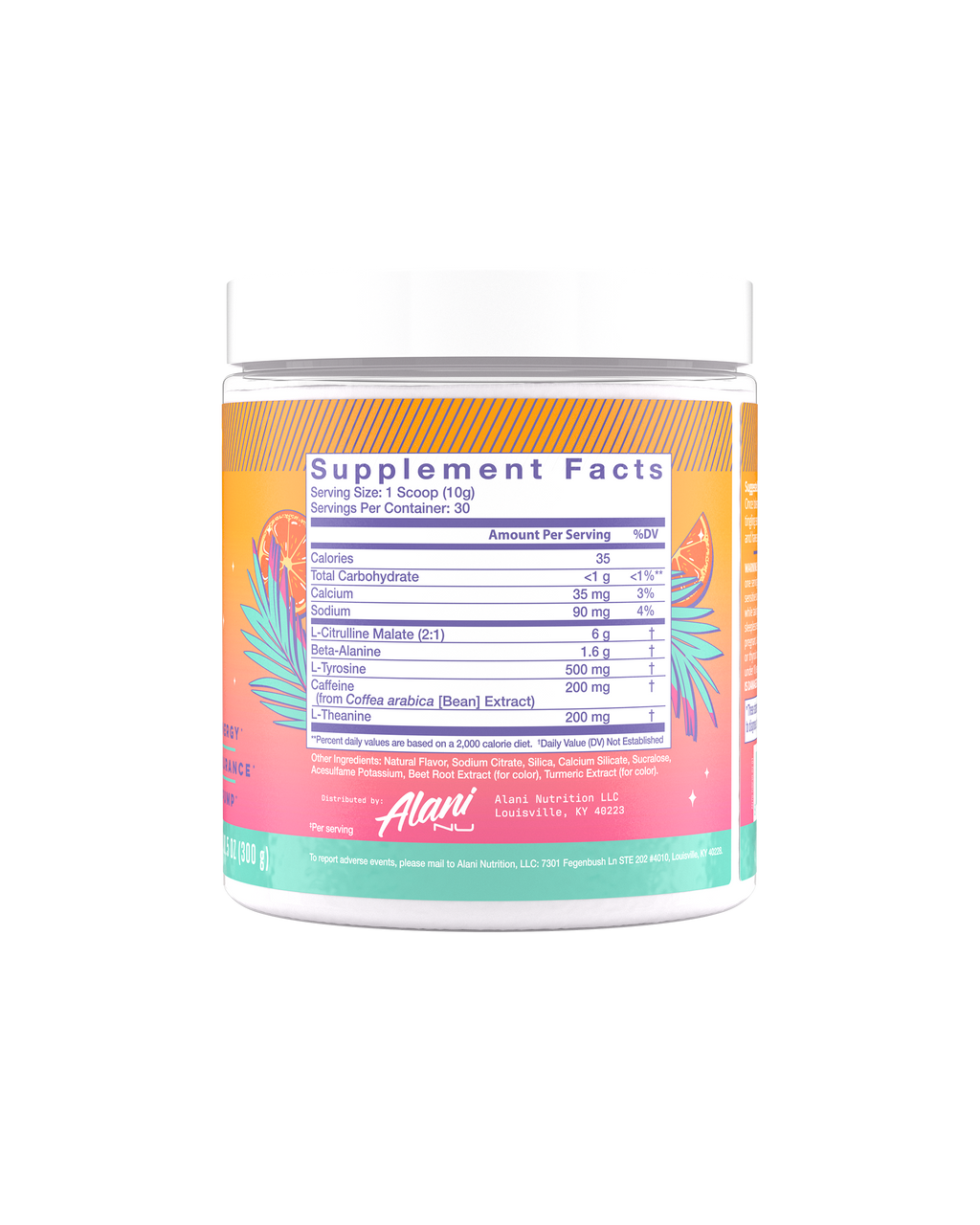 Alani Nu Pre-Workout - Orange Kiss L9 - image 2
