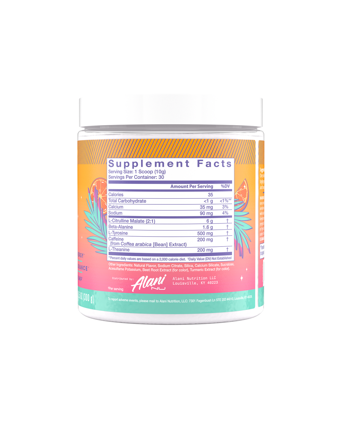 Alani Nu Pre-Workout - Orange Kiss L9 - image 2