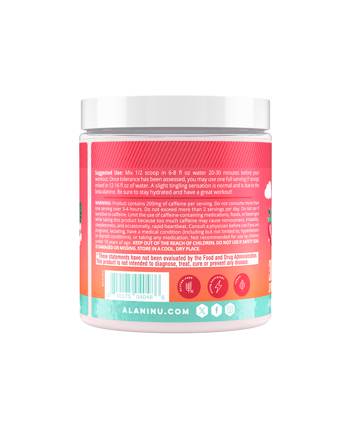 Alani Nu Pre-Workout - Strawberry Sunrise Y3 - image 3
