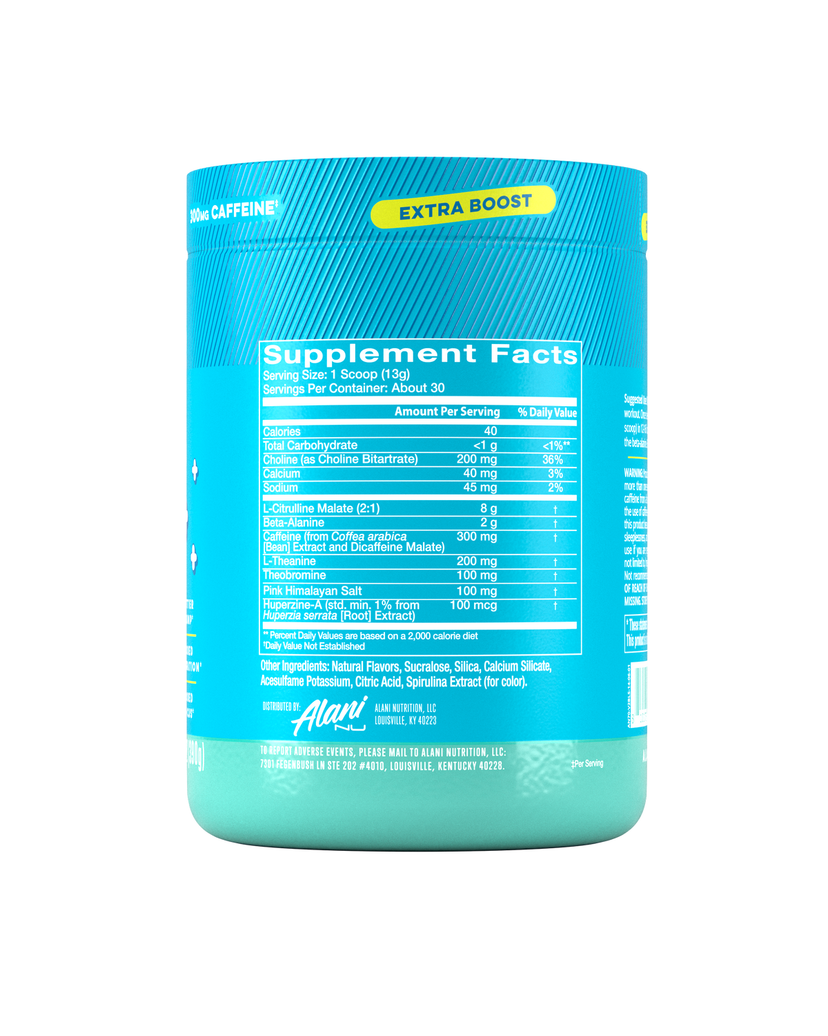 Alani Nu Pre-Workout+ - Blue Slush B2 - image 2