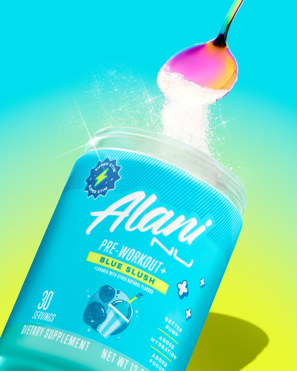 Alani Nu Pre-Workout+ - Blue Slush M9 - image 5