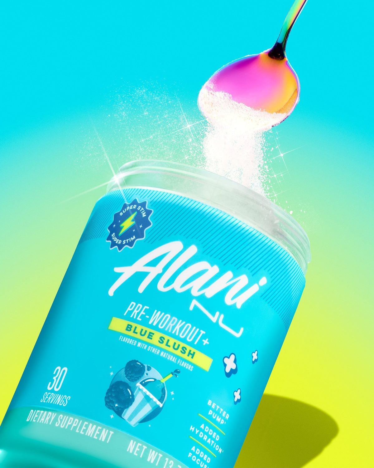 Alani Nu Pre-Workout+ - Blue Slush M9 - image 5