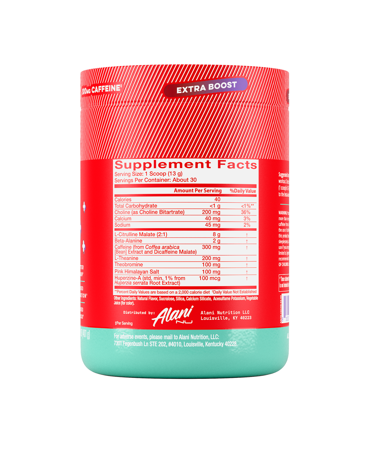 Alani Nu Pre-Workout+ - Cherry Slush D0 - image 2