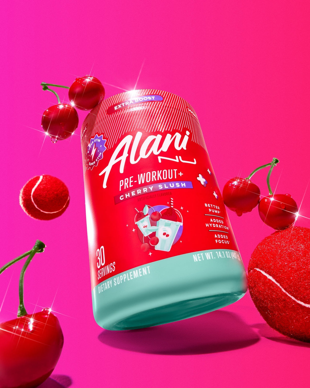 Alani Nu Pre-Workout+ - Cherry Slush D0 - image 4