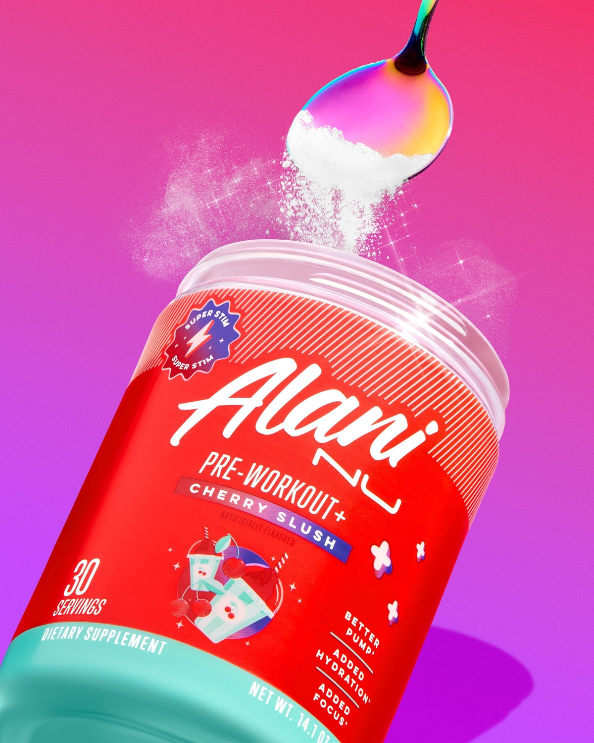 Alani Nu Pre-Workout+ - Cherry Slush D0 - image 5
