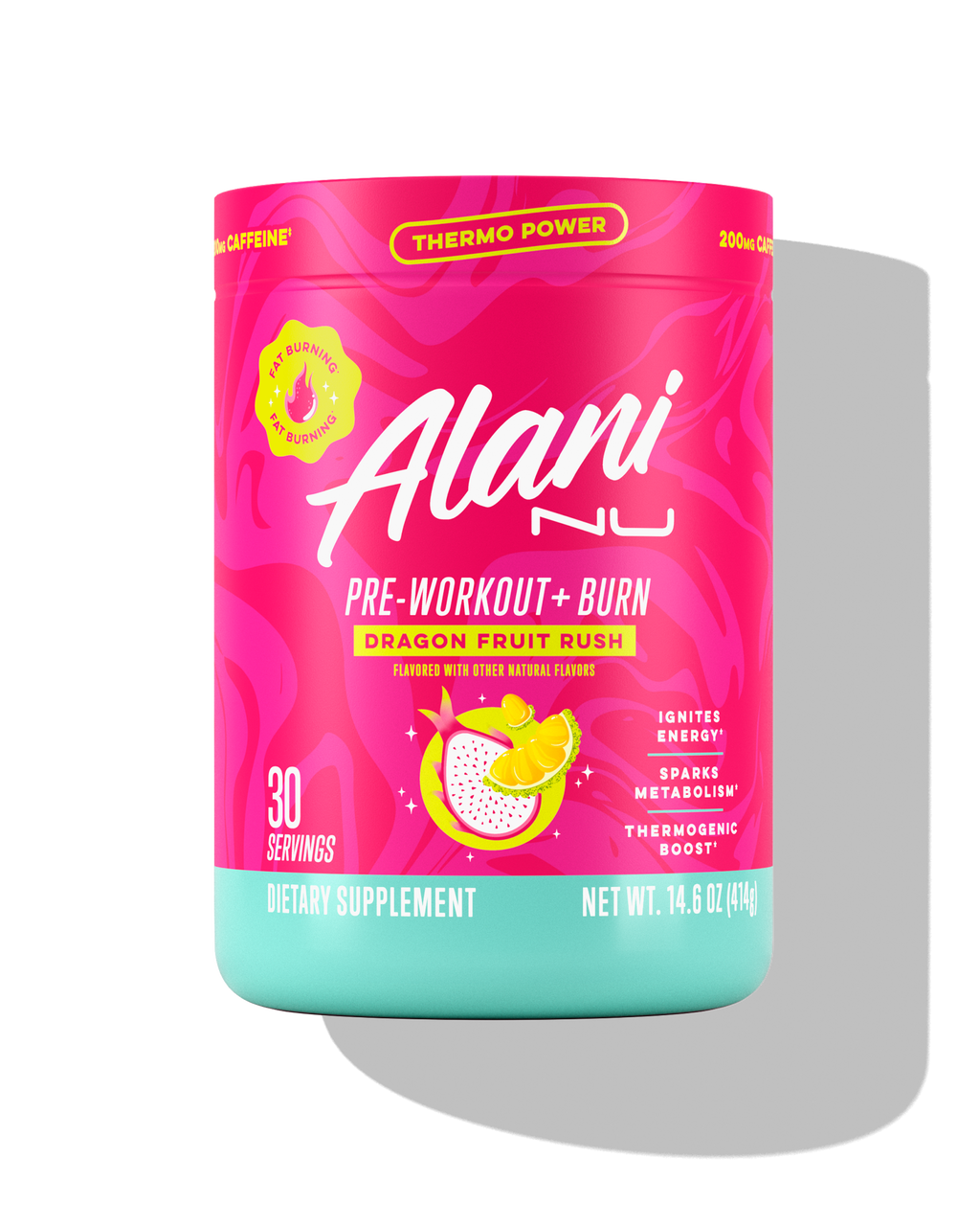 Alani Nu Pre-Workout+ Burn - Dragon Fruit Rush N0 - image 1