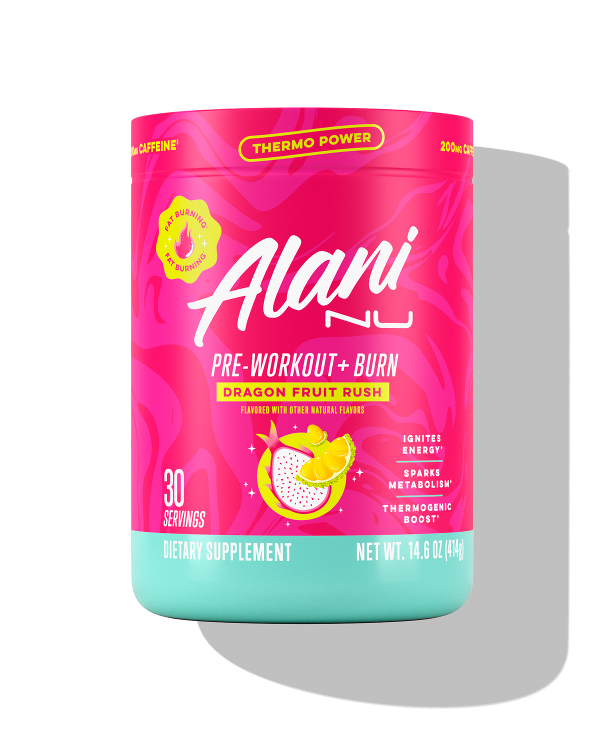 Alani Nu Pre-Workout+ Burn - Dragon Fruit Rush N0 - image 1
