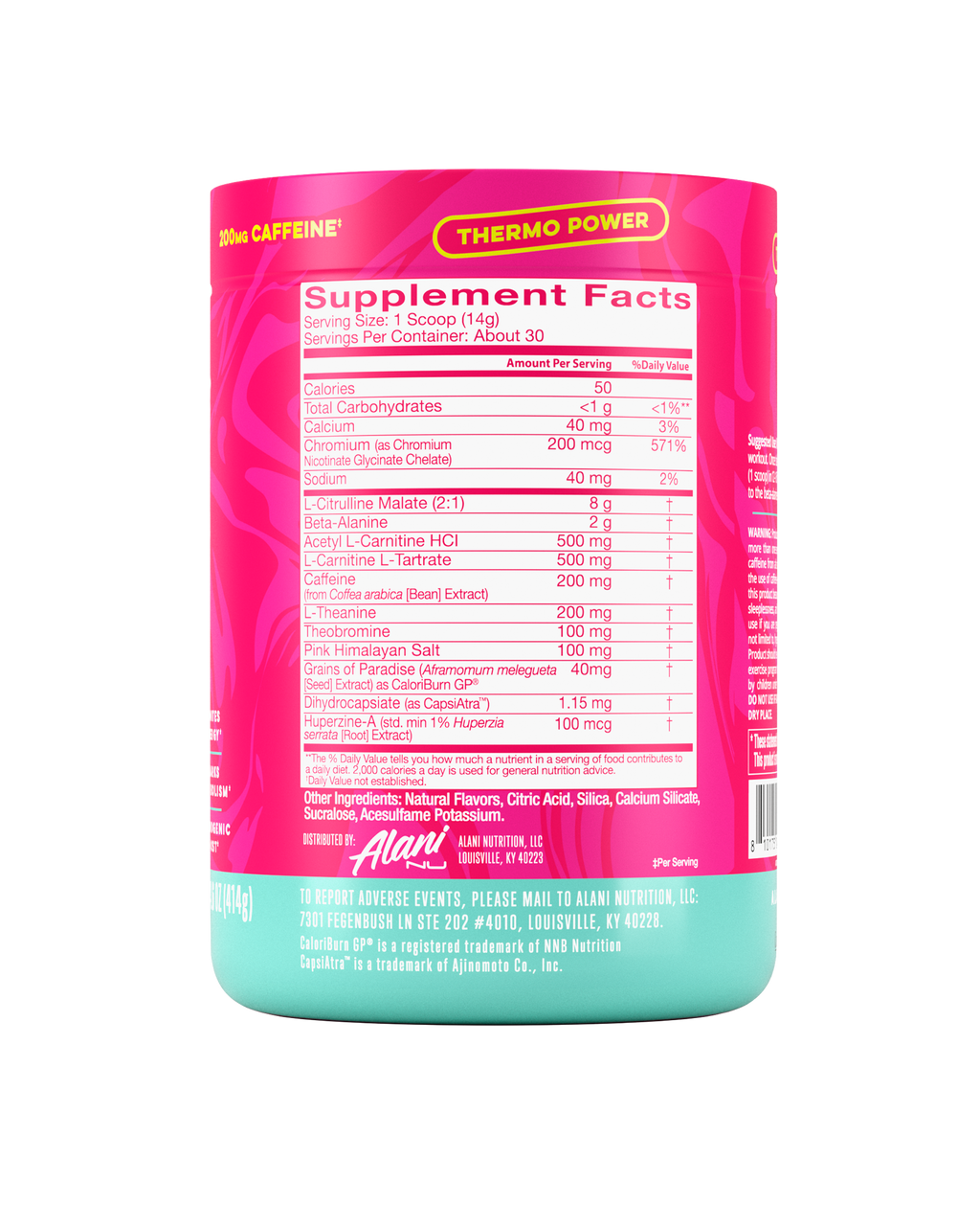 Alani Nu Pre-Workout+ Burn - Dragon Fruit Rush N0 - image 2