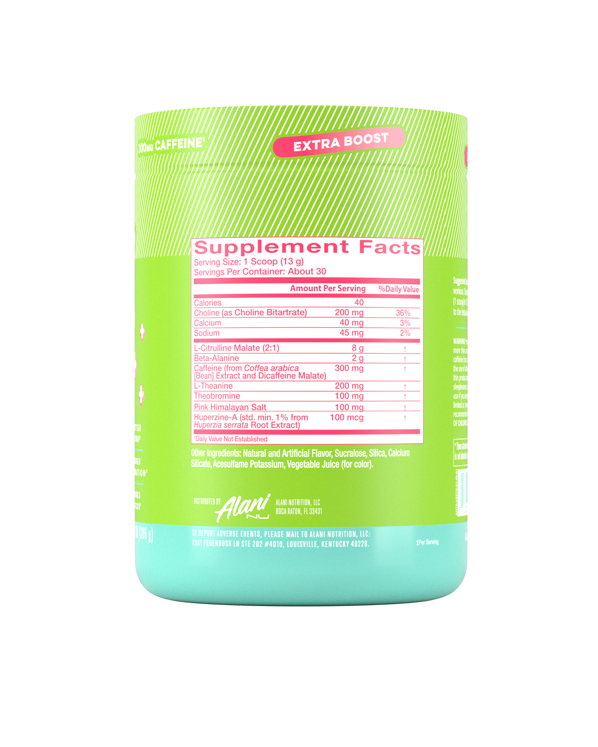Alani Nu Pre-Workout+ - Kiwiberry R1 - image 2