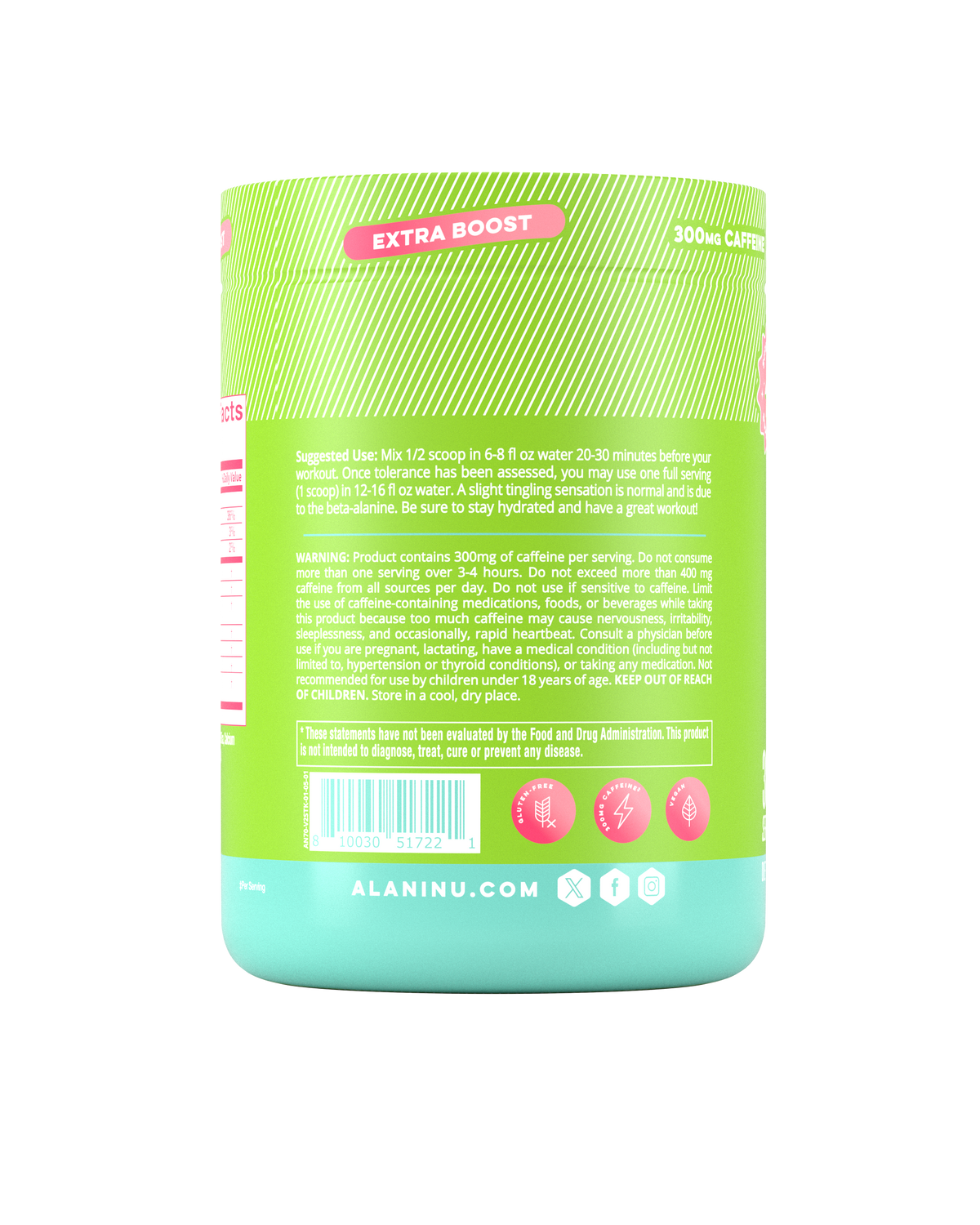 Alani Nu Pre-Workout+ - Kiwiberry O2 - image 3