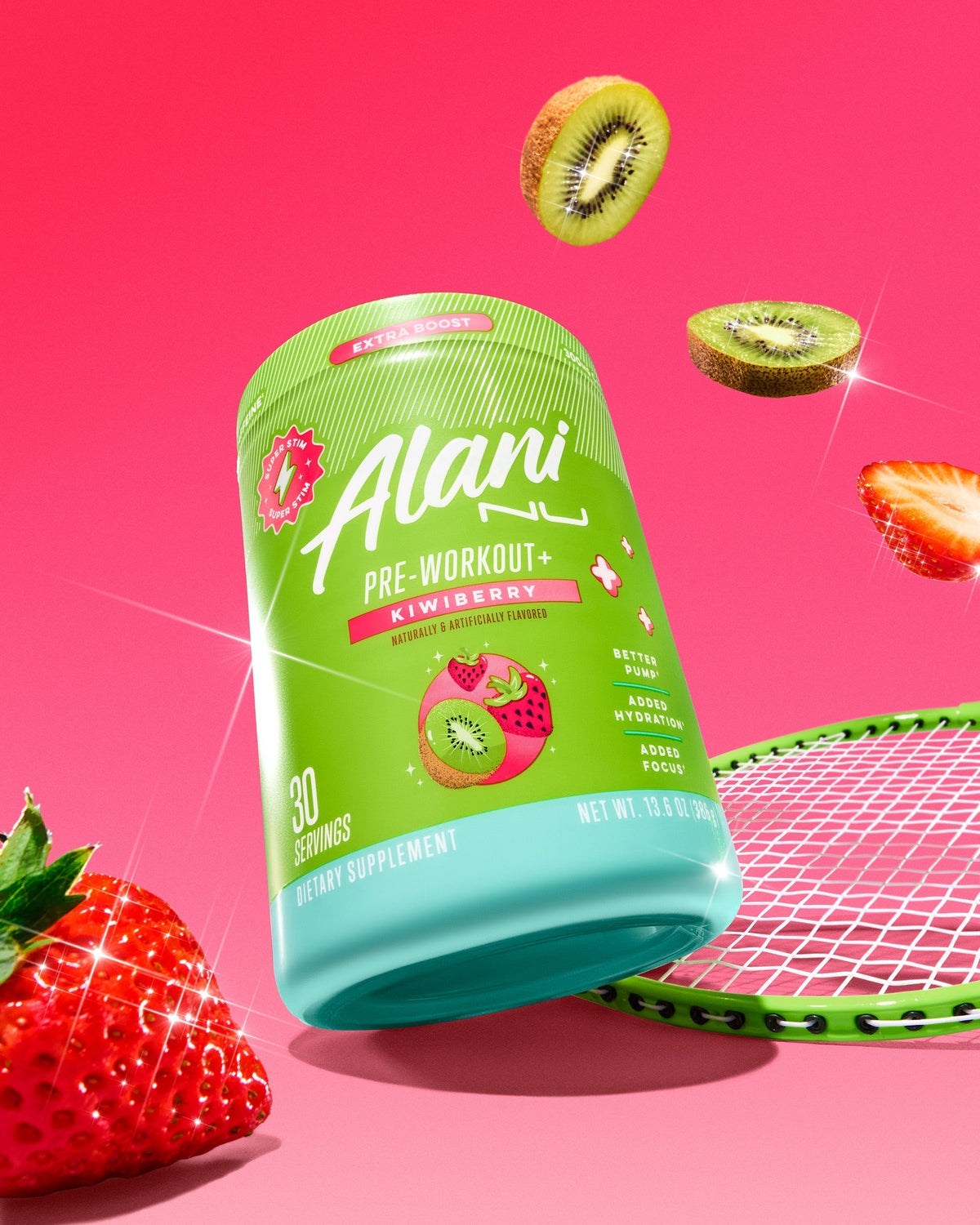 Alani Nu Pre-Workout+ - Kiwiberry O2 - image 4