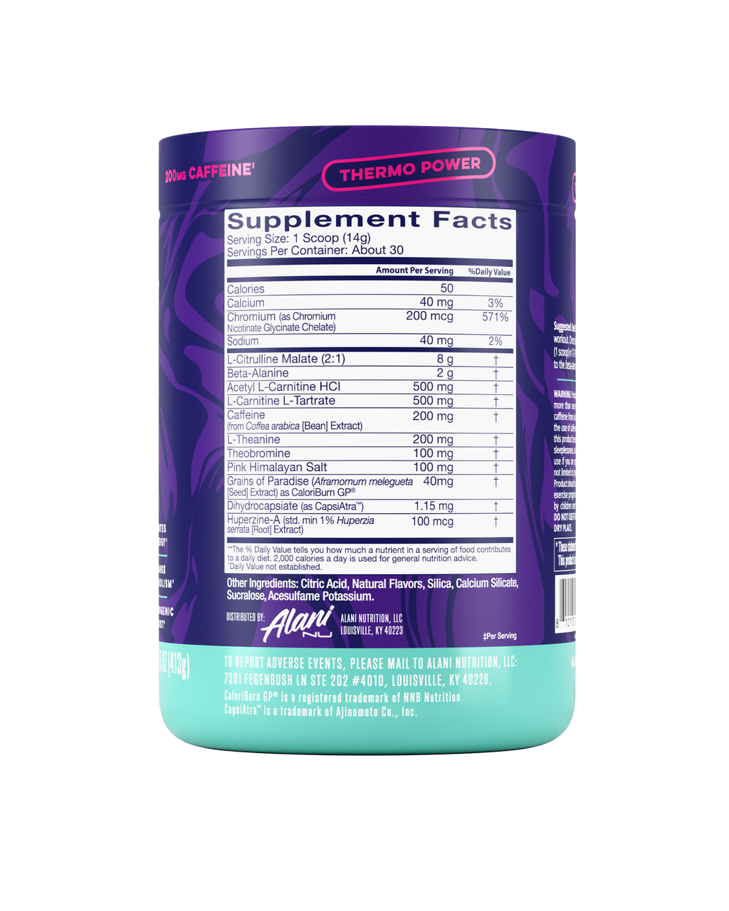 Alani Nu Pre-Workout+ Burn - Melonberry Blast C0 - image 2