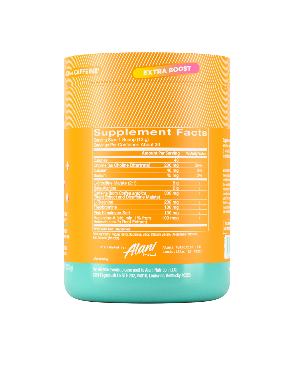 Alani Nu Pre-Workout+ - Paradise Swirl K5 - image 2