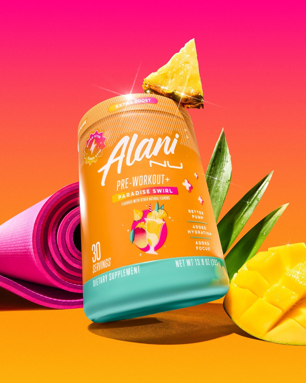 Alani Nu Pre-Workout+ - Paradise Swirl K5 - image 4