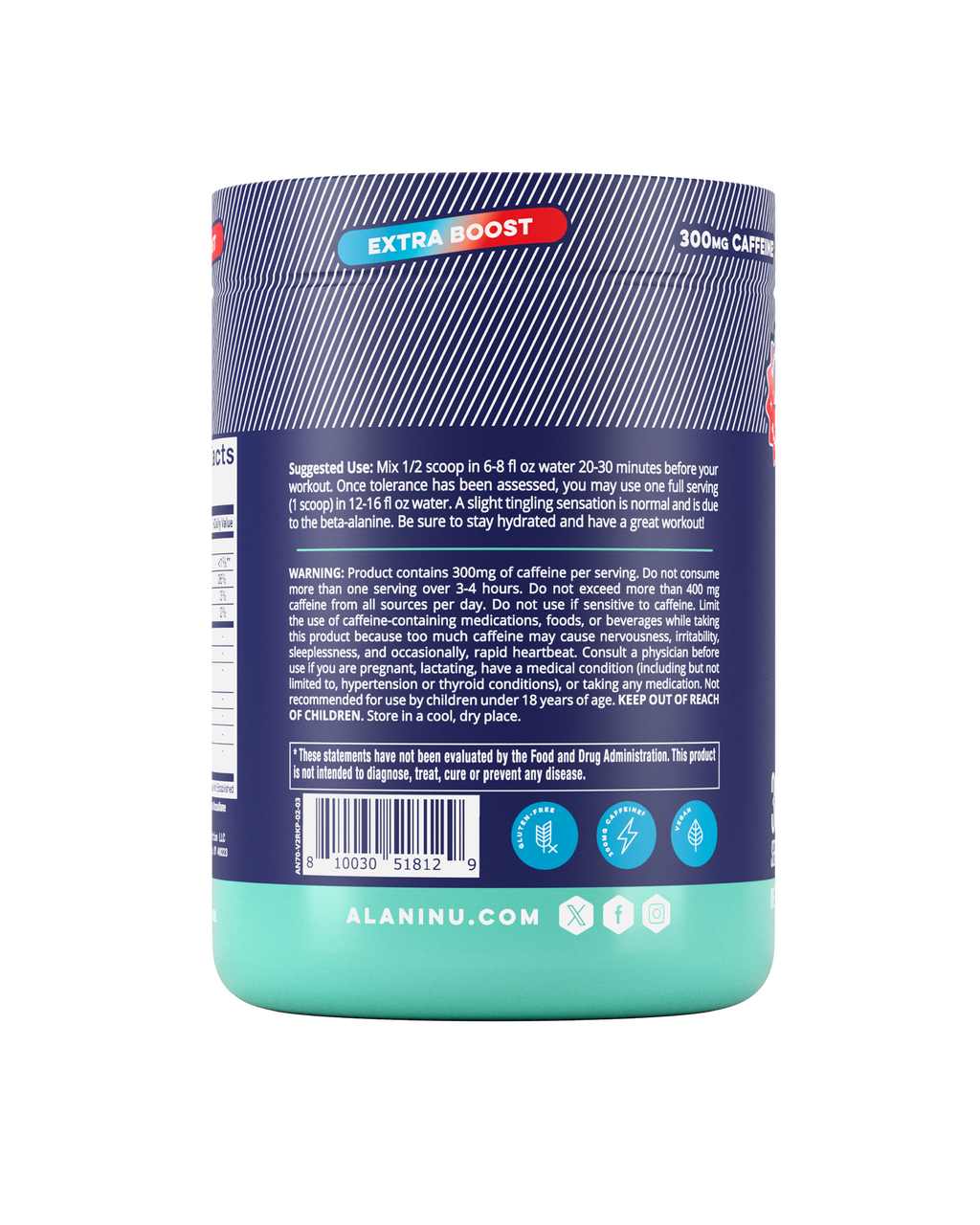 Alani Nu Pre-Workout+ - Rocket Pop S6 - image 3