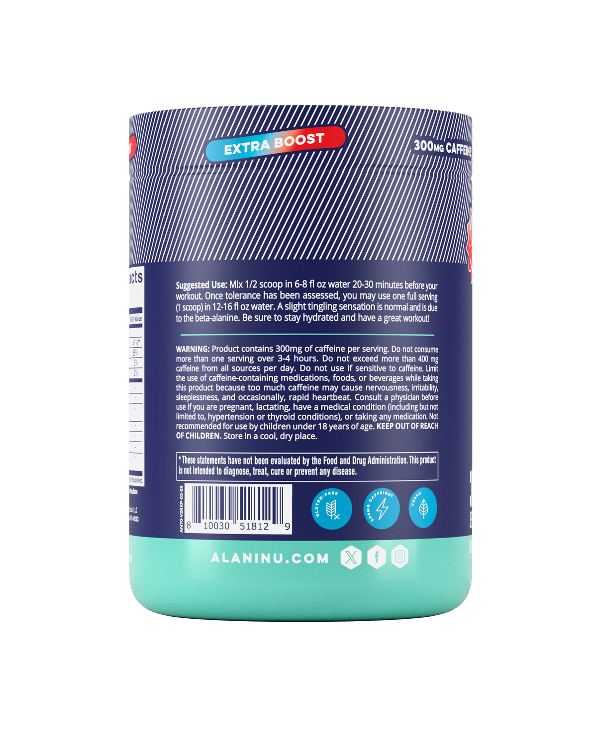Alani Nu Pre-Workout+ - Rocket Pop S6 - image 3