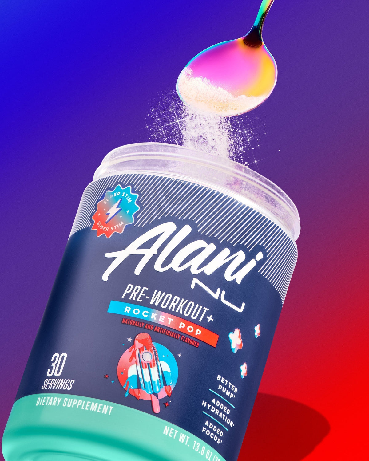 Alani Nu Pre-Workout+ - Rocket Pop S6 - image 5
