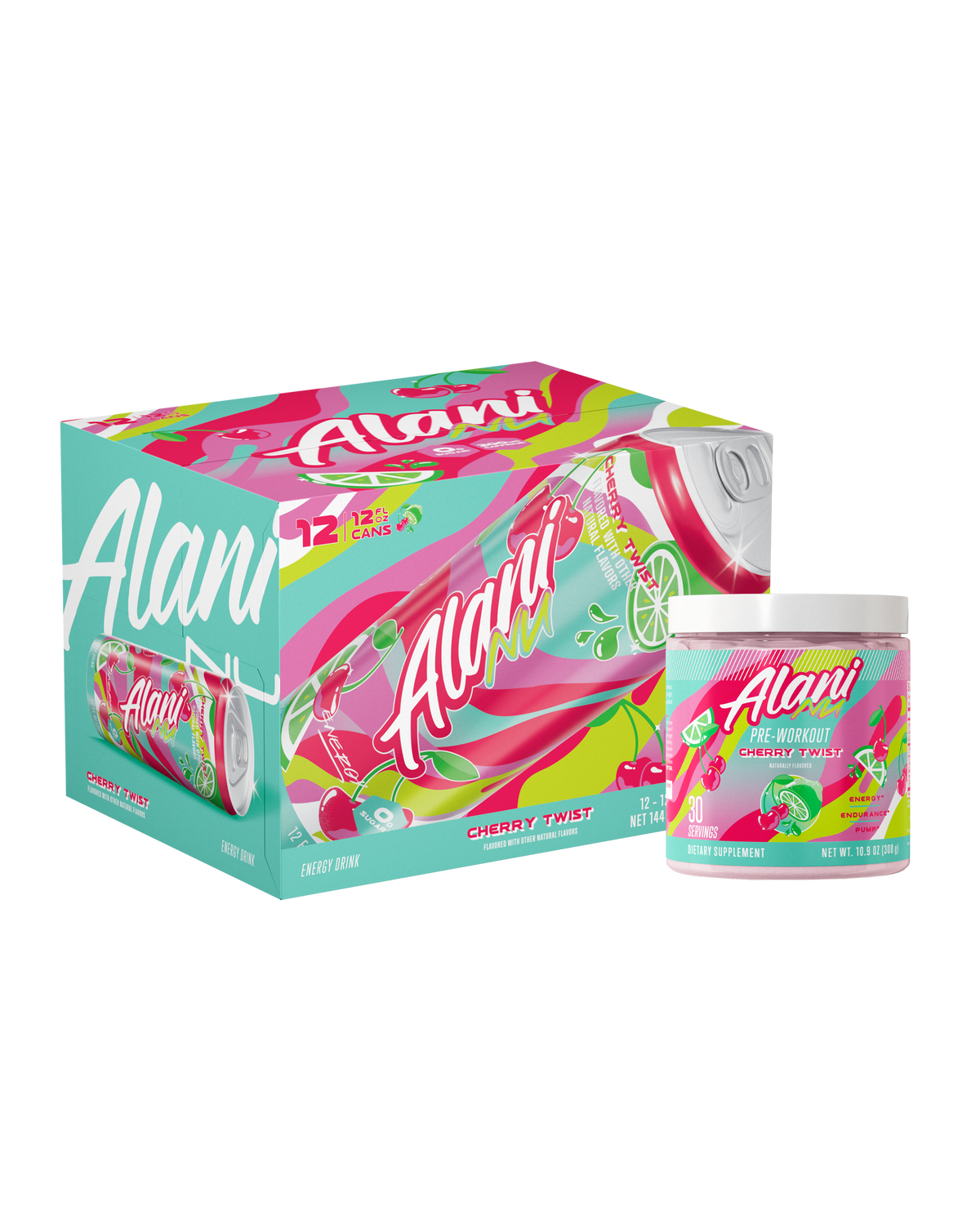 Alani Nu Energy Drink & Pre-Workout - Cherry Twist K4 - image 1