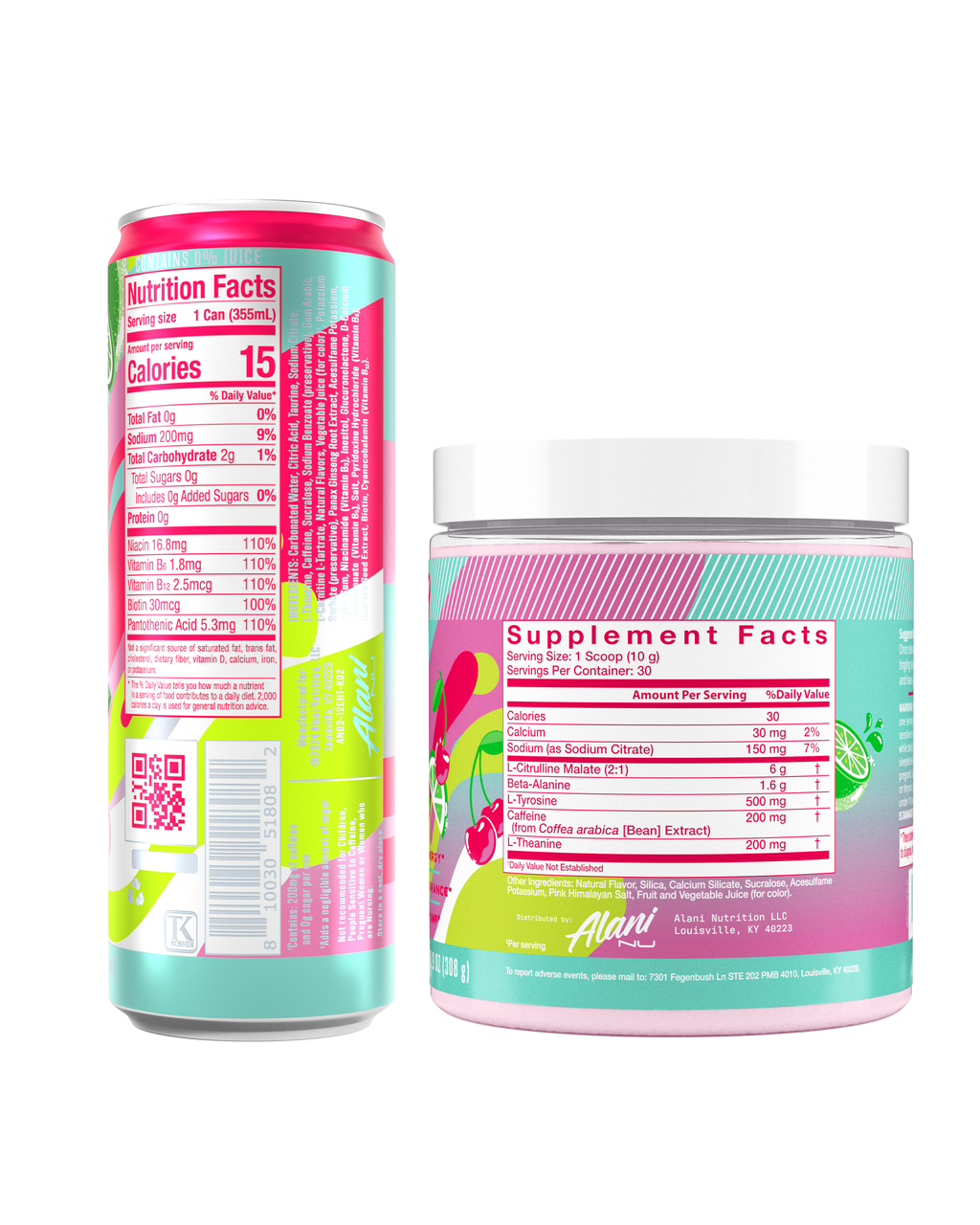 Alani Nu Energy Drink & Pre-Workout - Cherry Twist H7 - image 3