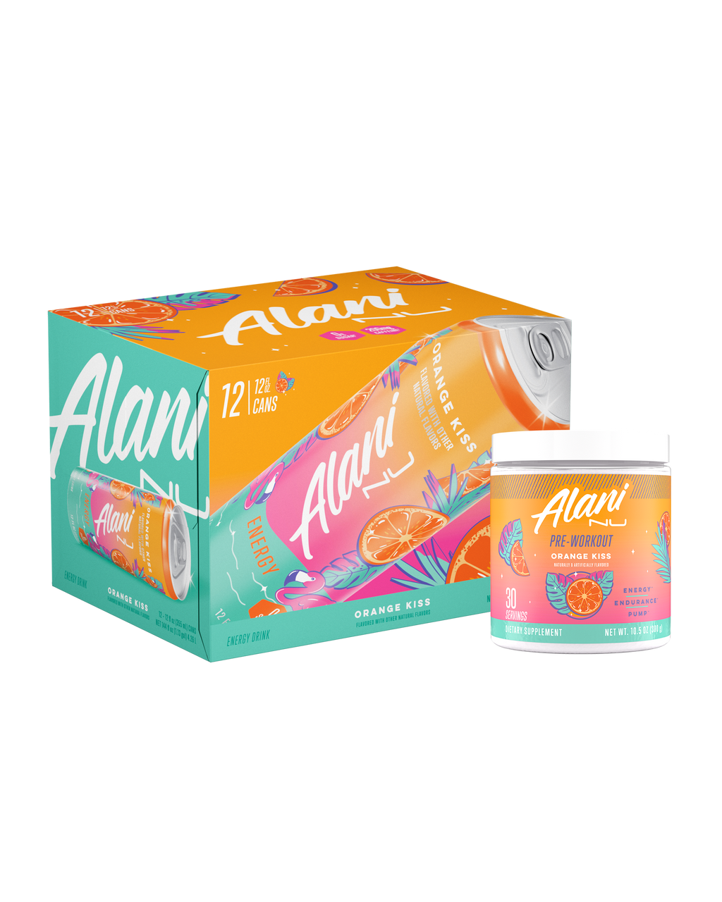 Alani Nu Energy Drink & Pre-Workout - Orange Kiss C2 - image 1