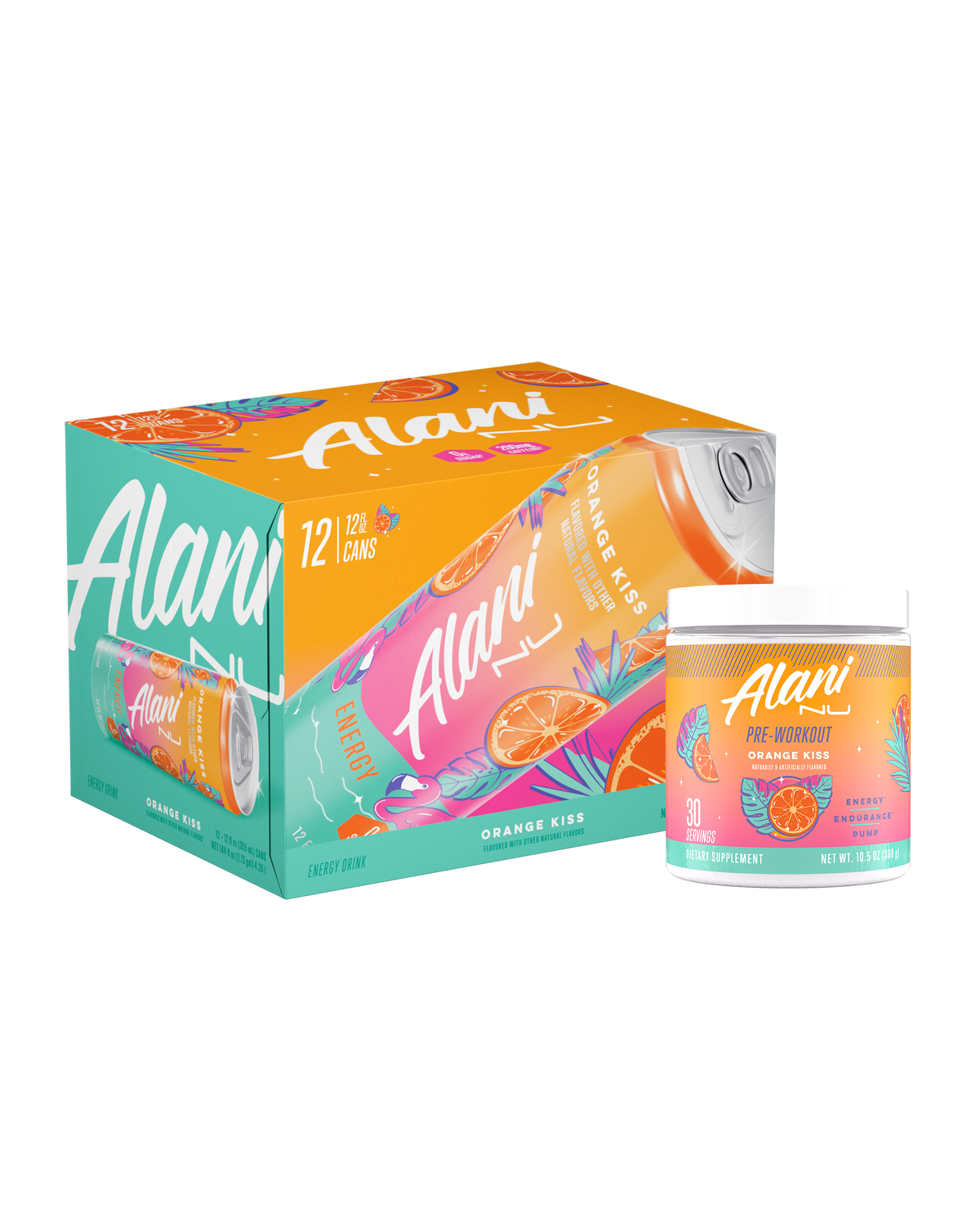 Alani Nu Energy Drink & Pre-Workout - Orange Kiss C2 - image 1