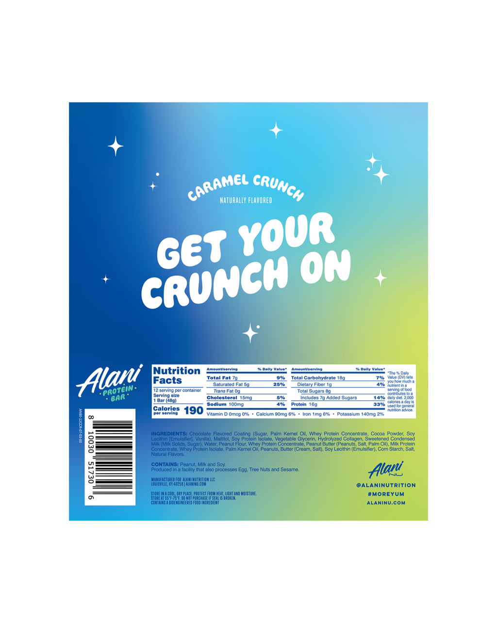 Alani Nu Protein Bar - Caramel Crunch A3 - image 3