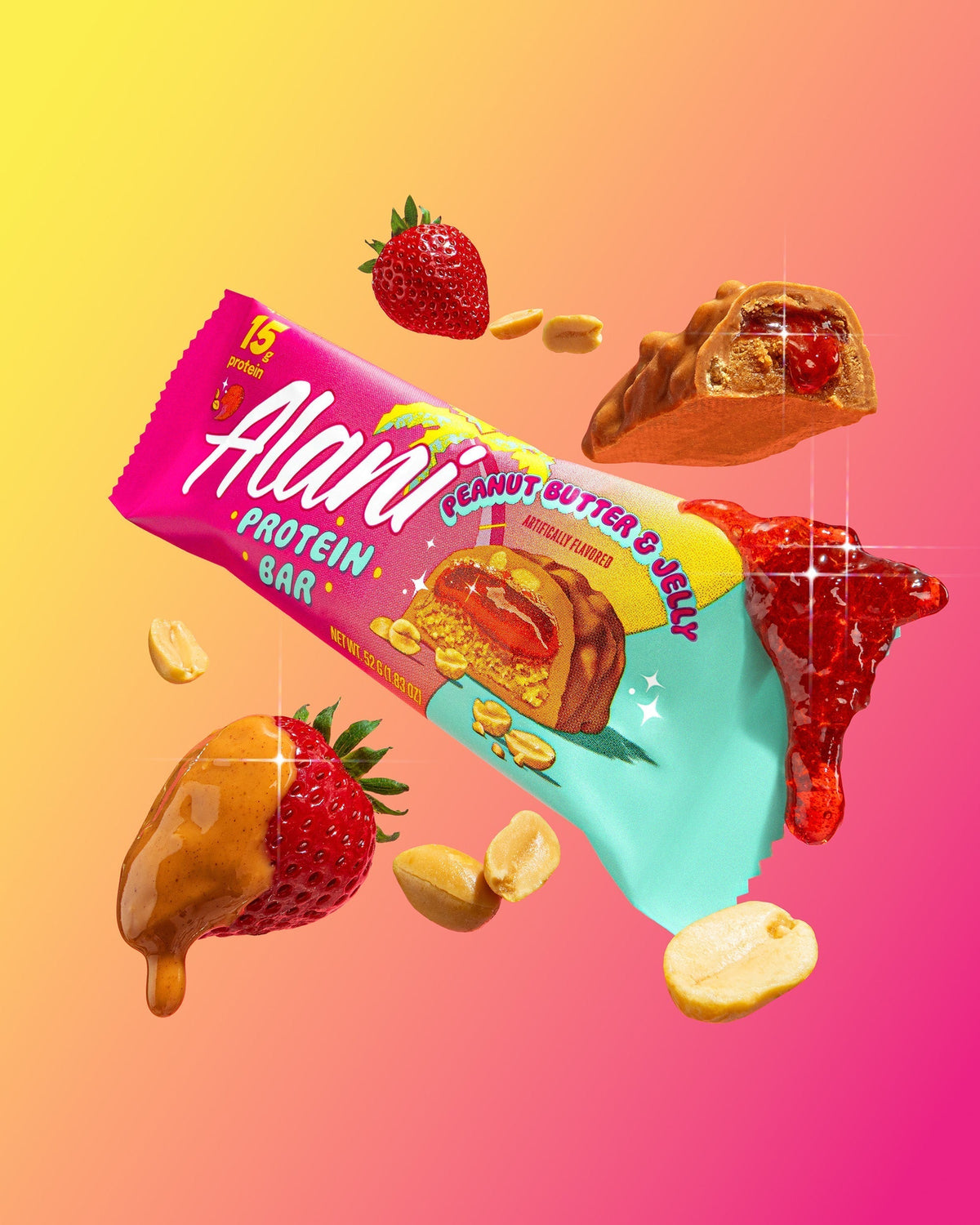 Alani Nu Protein Bar - Peanut Butter & Jelly Y7 - image 5
