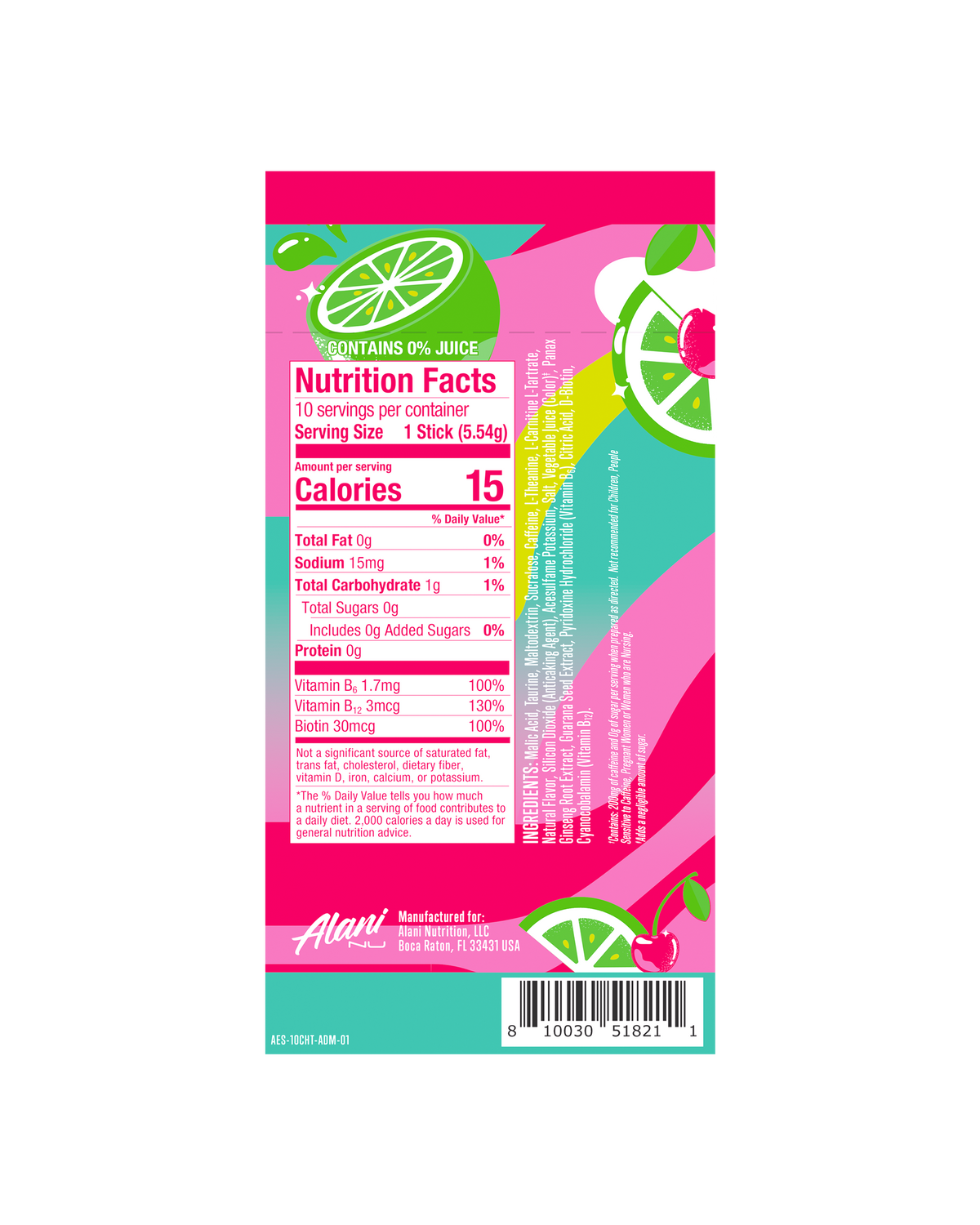Alani Nu Energy Sticks - Cherry Twist F0 - image 3