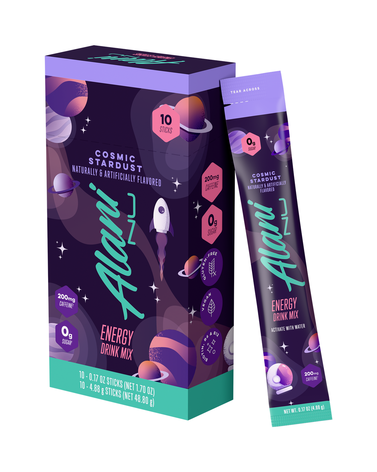 Alani Nu Energy Sticks - Cosmic Stardust W9 - image 2