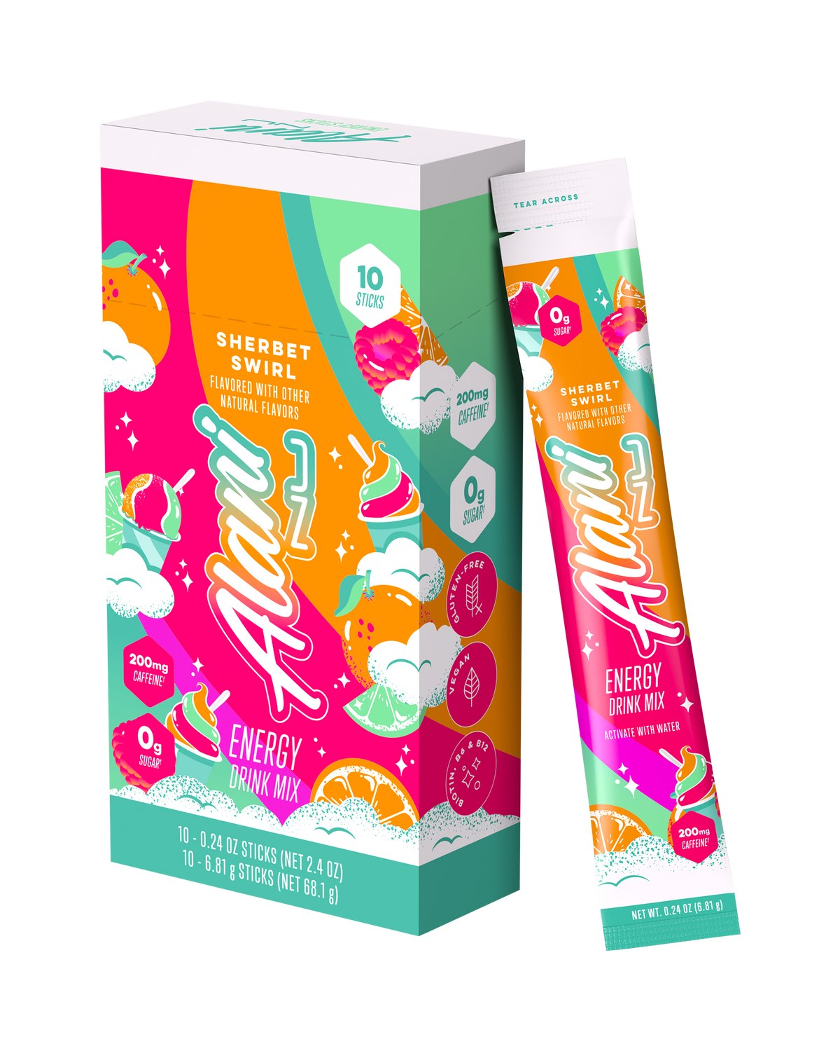 Alani Nu Energy Sticks - Sherbet Swirl R3 - image 2