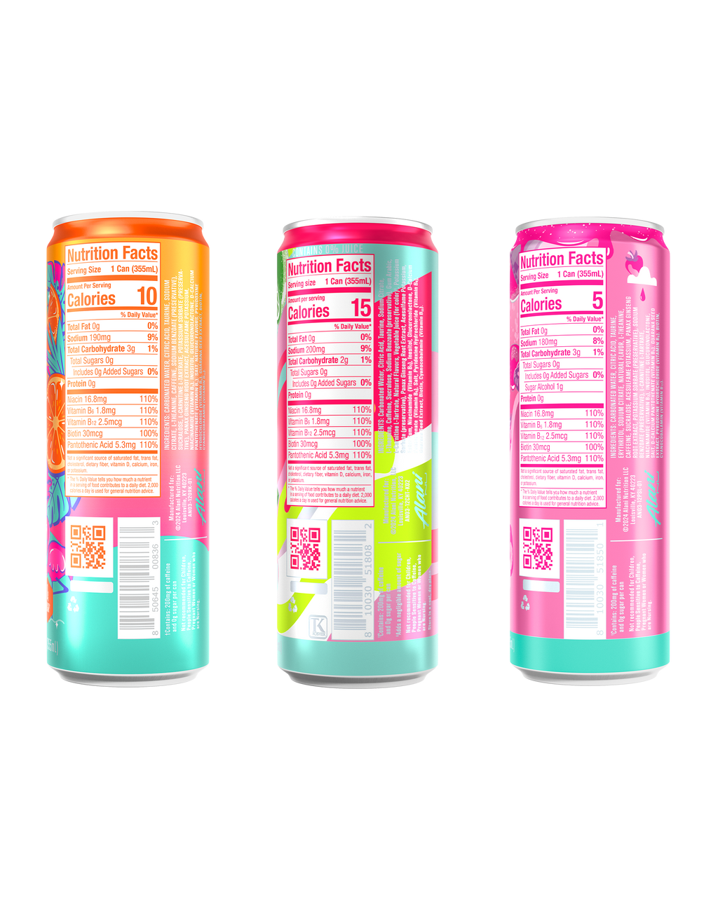 Alani Nu Energy Variety Pack - Sunshine Mix T3 - image 3