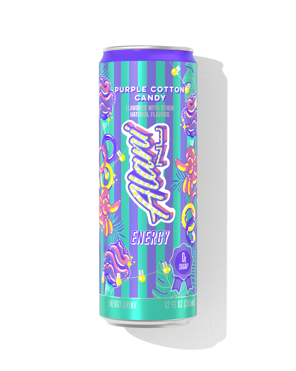 Alani Nu Energy Drink - Purple Cotton Candy W3 - image 1
