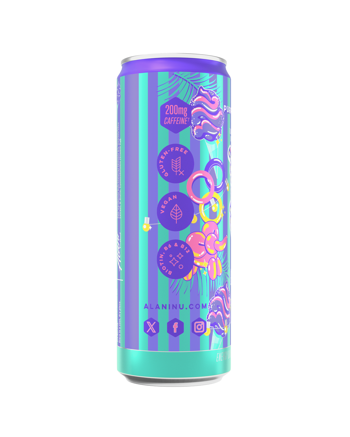 Alani Nu Energy Drink - Purple Cotton Candy W3 - image 2